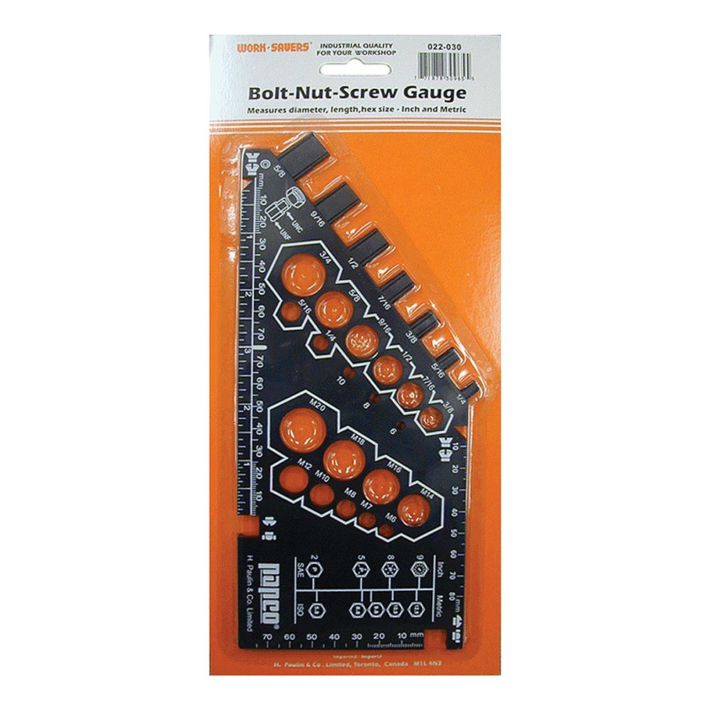 Paulin Bolt Nut Screw Gauge The Home Depot Canada