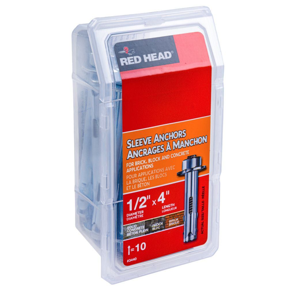 Paulin Papc 1/2x4 Dynabolt Sleeve Anchors The Home Depot Canada