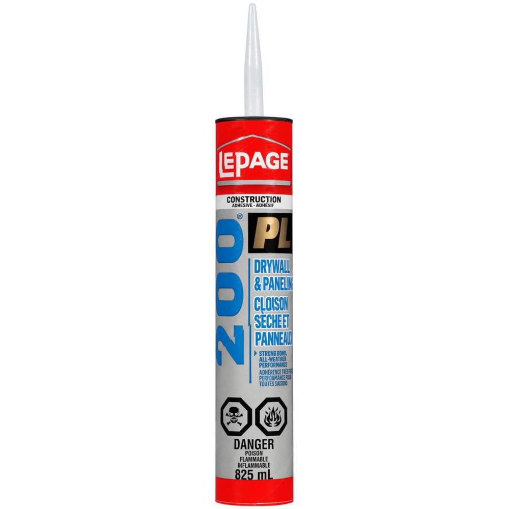 LePage PL 200 Construction Adhesive 825mL The Home Depot Canada