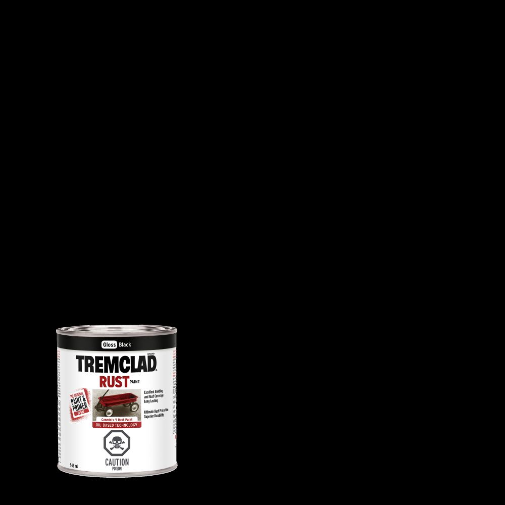 TREMCLAD Rust Paint Black (946ml) The Home Depot Canada