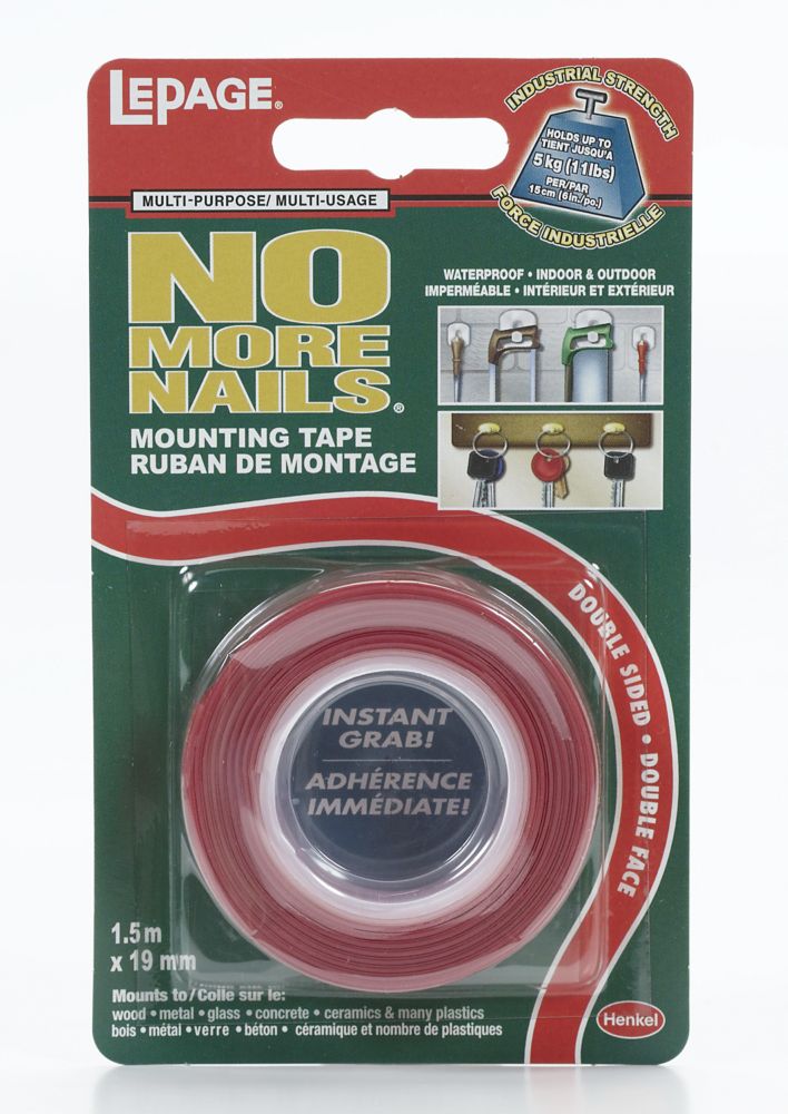 LePage No More Nails Mounting Tape | The Home Depot Canada