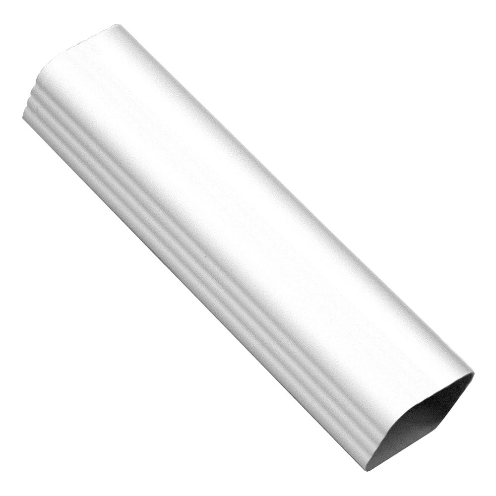 Euramax Canada Downspout White The Home Depot Canada