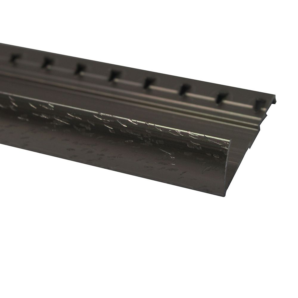 Carpet Edge Pinned, Hammered Titanium 3/4 Inch