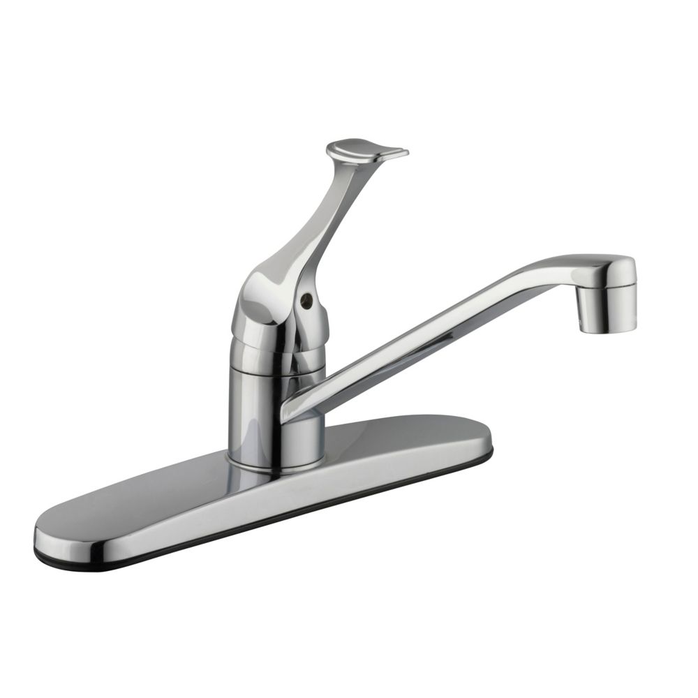 GLACIER BAY Single Handle Kitchen Faucet in Chrome | The Home Depot Canada