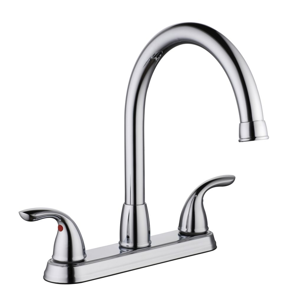 GLACIER BAY 3000 Series Hi-Arc Kitchen Faucet in Chrome | The Home