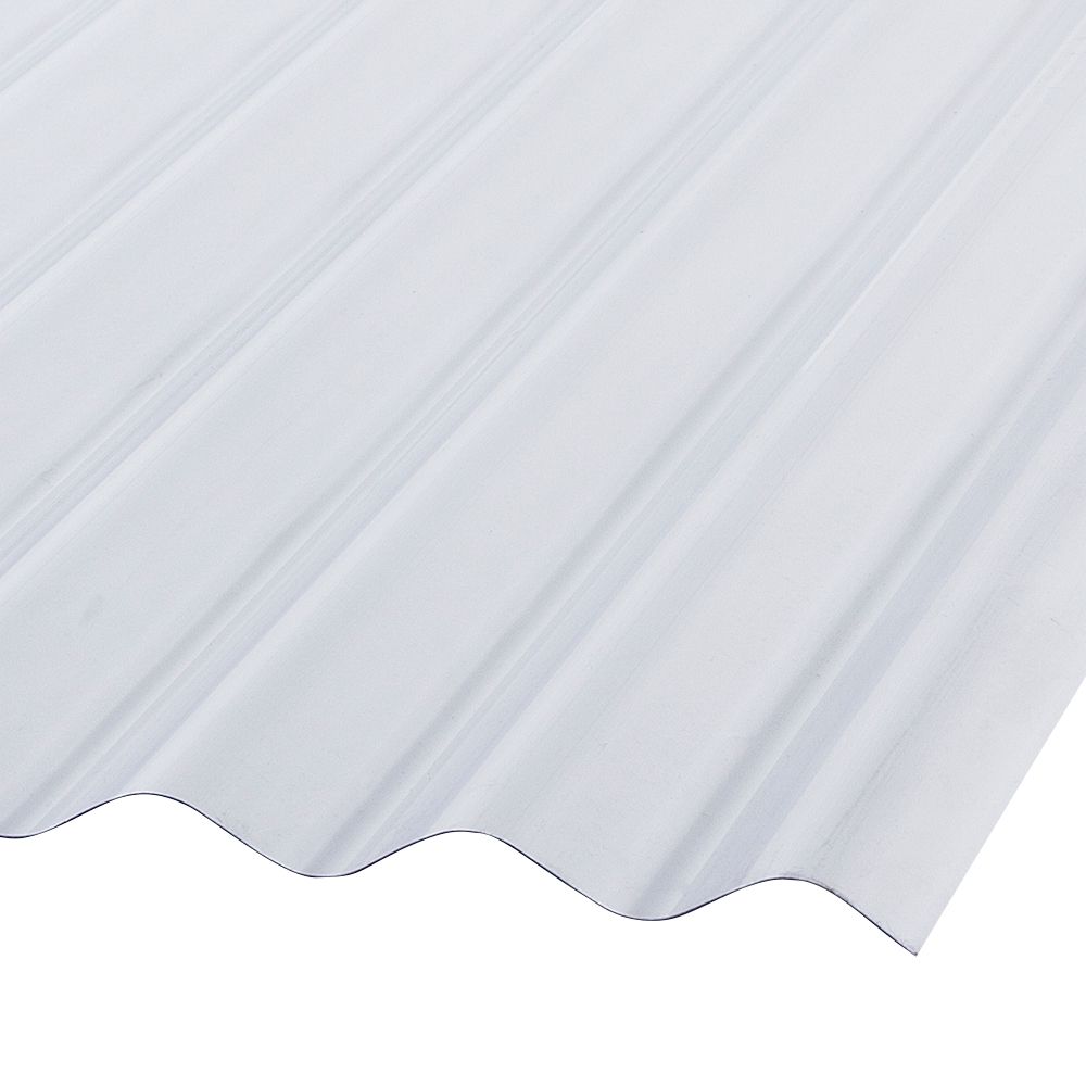 Corrugated PVC 8 ft. Clear Roofing Panels