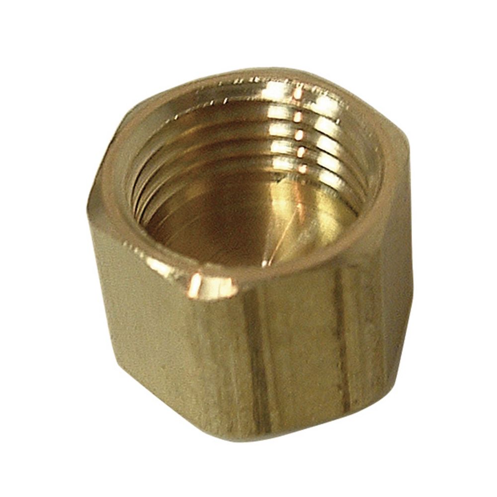 Watts Brass Compression Nut less Insert (1/2 Inches) The Home Depot