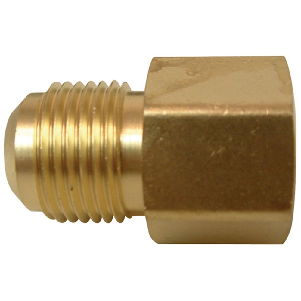 Watts Brass Flare to Female Pipe Coupling (5/8 x 1/2) | The Home Depot ...