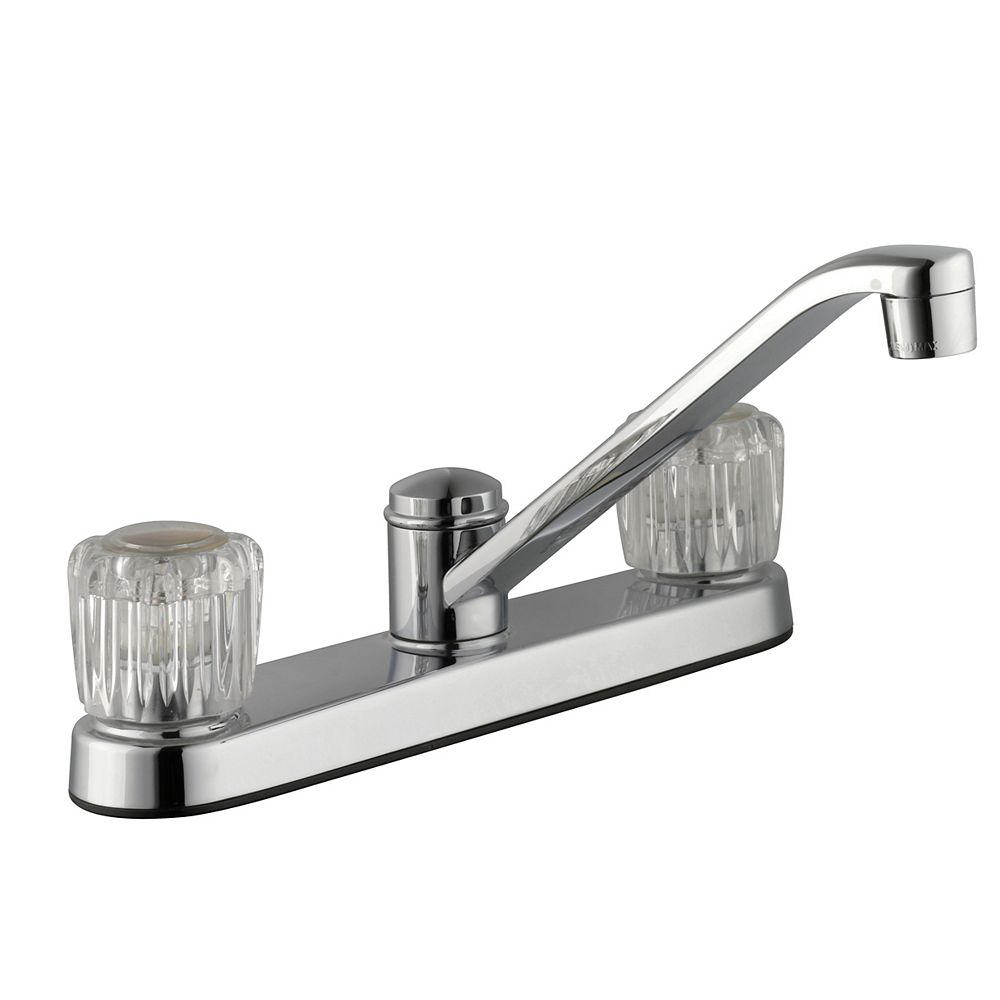 Glacier Bay 2 Handle Kitchen Faucet - Chrome | The Home ...