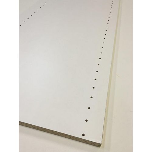 Okaply MDF Bullnosed White Shelving 5/8 Inch x 111/4 Inch x 96 Inch