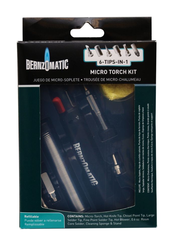 Bernzomatic St250K - Butane Micro Torch Kit | The Home Depot Canada