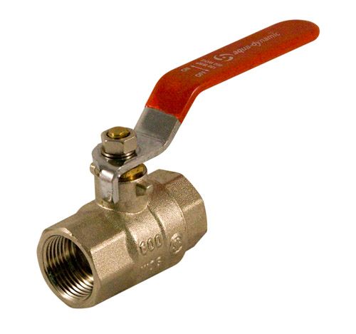 Aqua-Dynamic Ball Valve 1/2 Inch Threaded Chrome Plated Brass Full Port ...