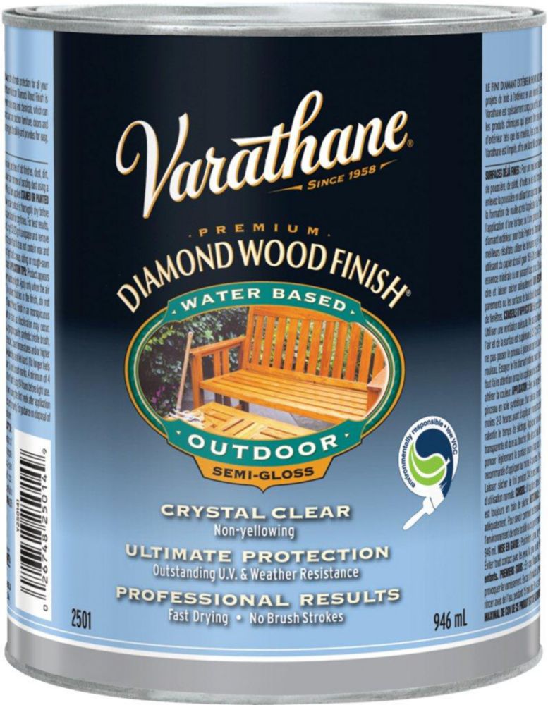 Varathane Diamond Wood Finish Outdoor (Water, SemiGloss
