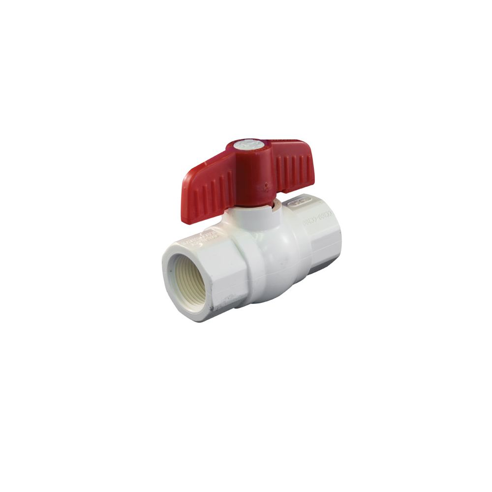 Ball Valve 1/2 Inch PVC Threaded Schedule 40