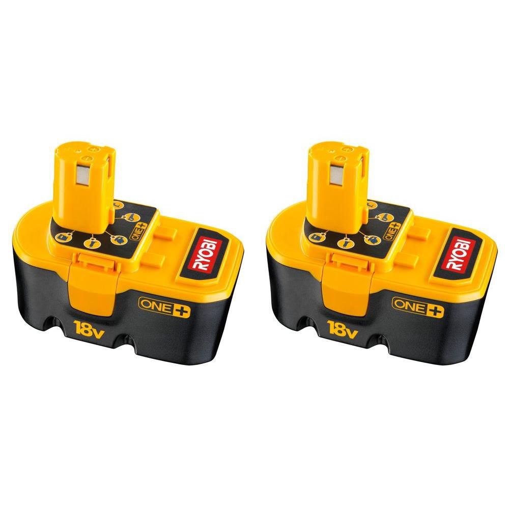RYOBI ONE+ 18Volt NiCd Batteries (2Pack) The Home Depot Canada