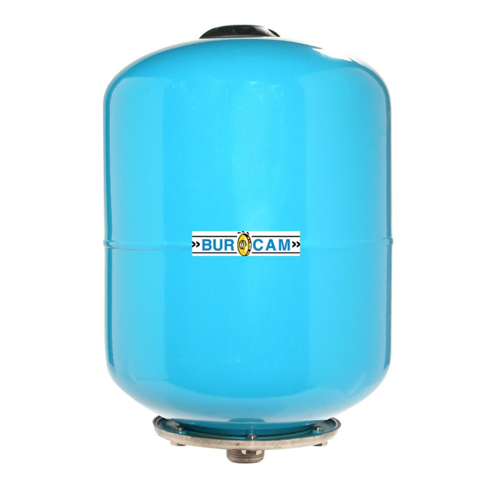 BurCam 8 liter (2.1 USGAL) InLine PreCharge Captive Air Tank The