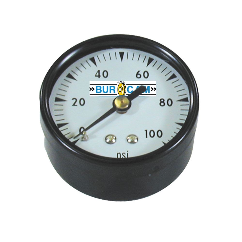 BurCam 1/8 Pressure Gauge Back Mount The Home Depot Canada