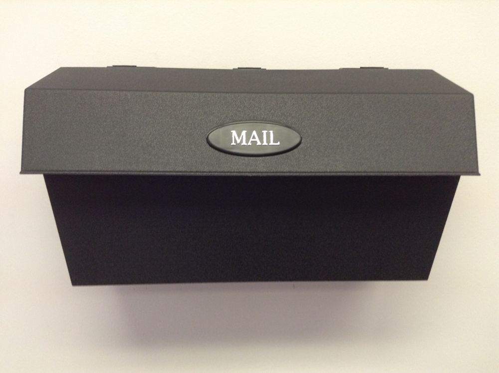 DMP Wall Mount Plastic Mailbox, Black The Home Depot Canada