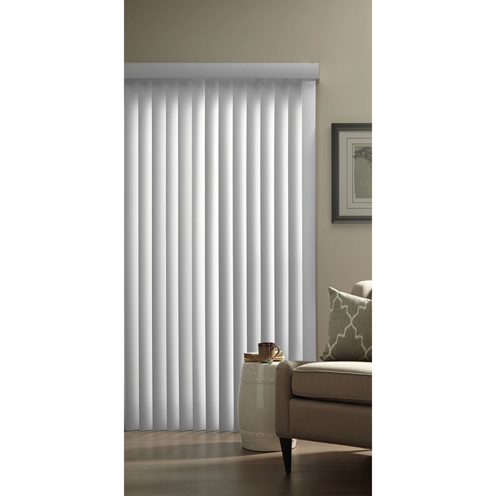 66inch x 84inch 3.5inch Vertical Blind Kit in White