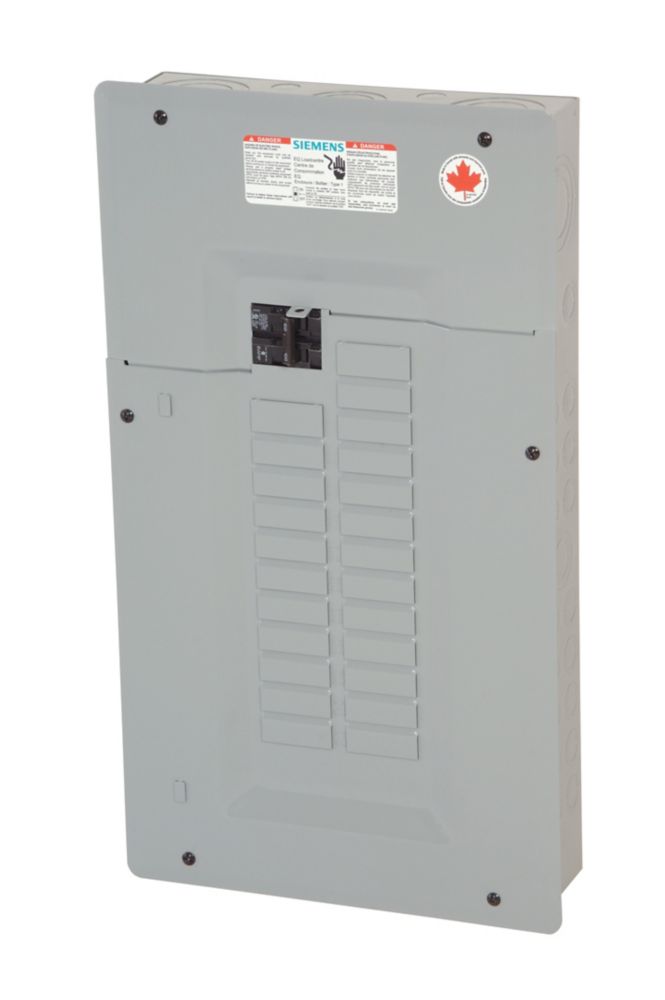 Siemens Service Entrance Loadcentre 100A 24 Circuits Expandable to 48 The Home Depot Canada