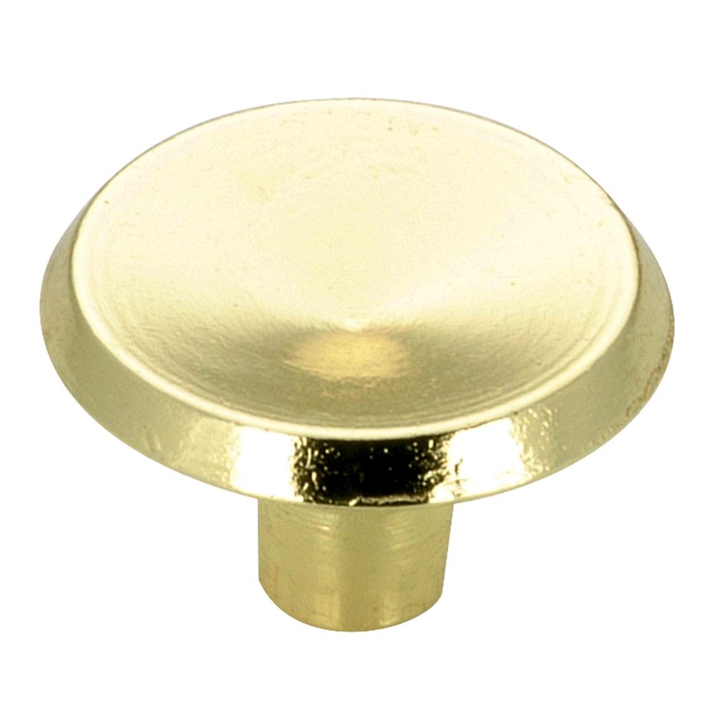 Richelieu Traditional Metal Knob Brass 25 mm Dia. The Home Depot