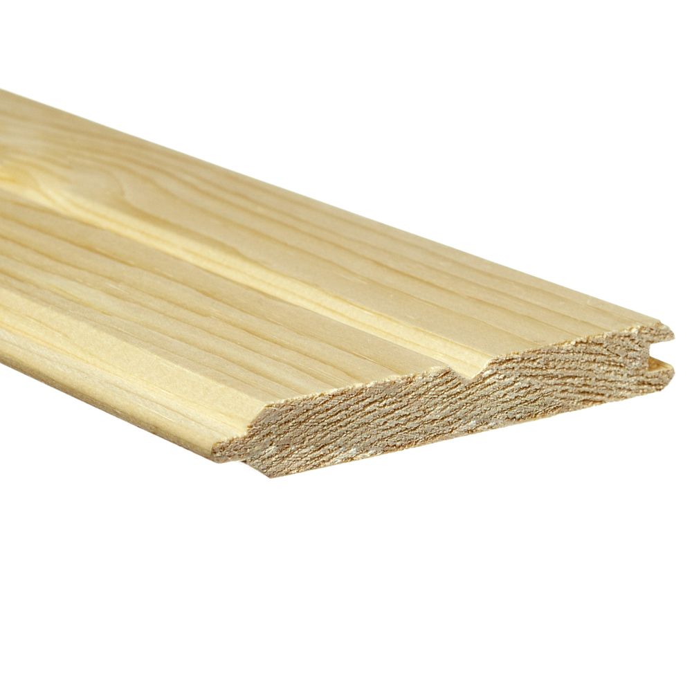 Irving 1x6x6 Knotty Pine Panelling The Home Depot Canada