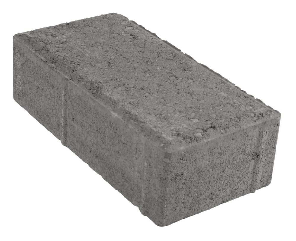 Shaw Brick Oldstone Paver in Charcoal | The Home Depot Canada