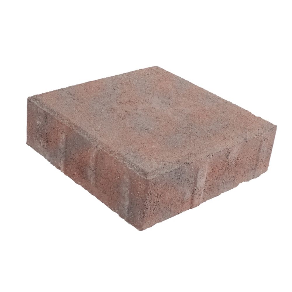 Shaw Brick Terrastone Paver in Red/Charcoal The Home Depot Canada