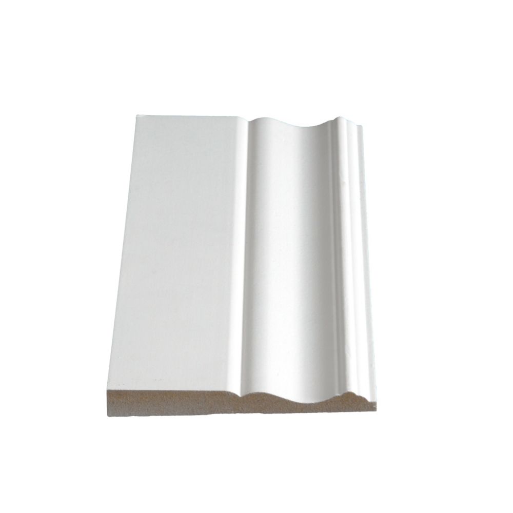 Alexandria Moulding 1/2inch x 4 1/4inch MDF Primed Fibreboard