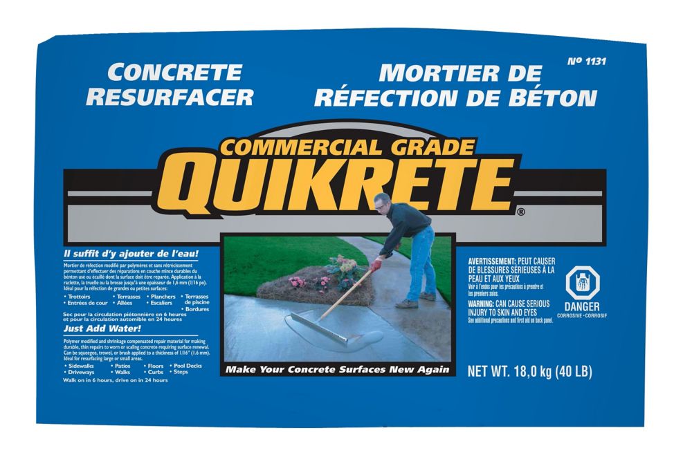 Quikrete Concrete Resurfacer 18kg
