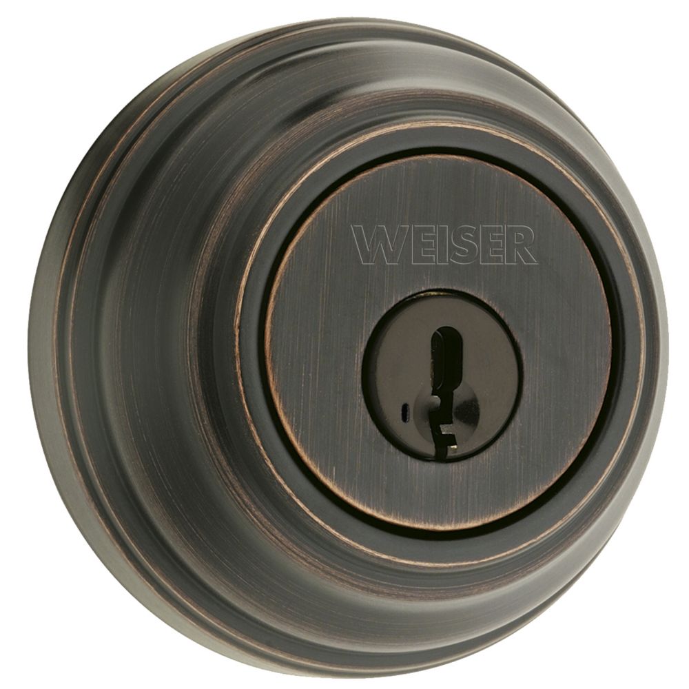 Weiser Collections Bronze Single Cylinder Deadbolt The Home