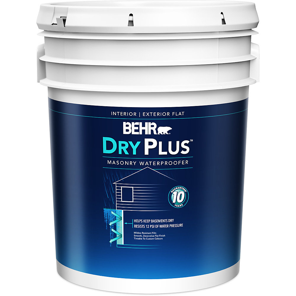 Premium Basement & Masonry Waterproofer Paint, White, 18.67 L