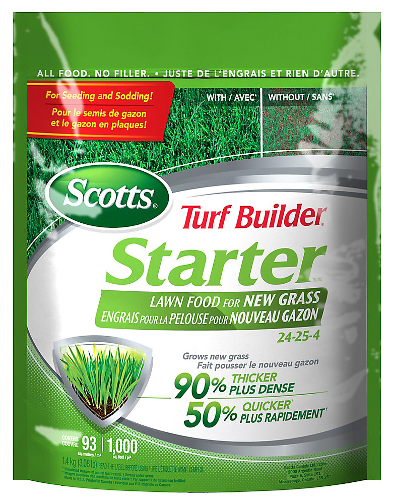 Scotts Turf Builder Starter Fertilizer 24-24-4 | The Home Depot Canada