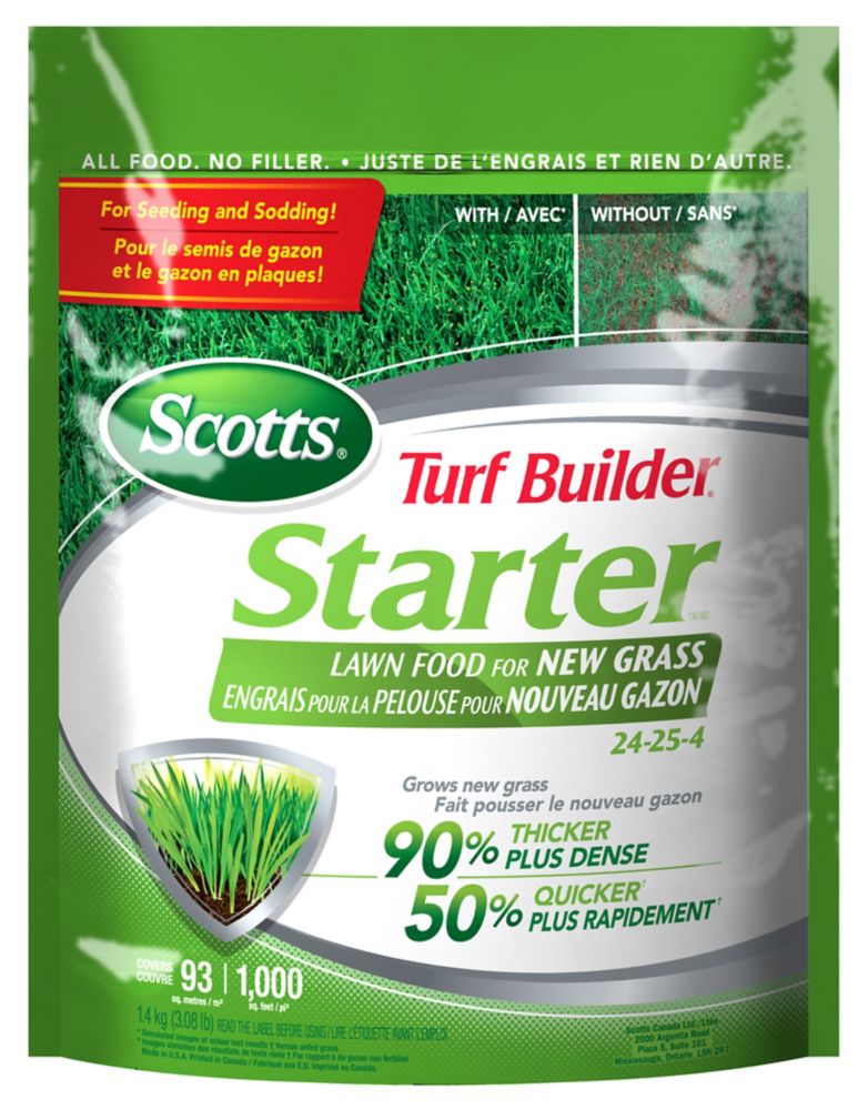 Scotts Scotts Turf Builder Starter Fertilizer 24 24 4 The Home Depot 