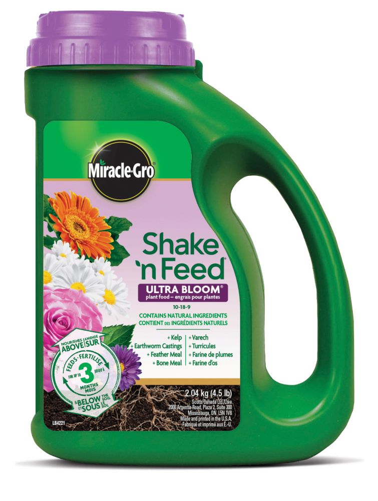 MiracleGro Shake N Feed Ultra Bloom Plant Food 10189 2.04 Kg The