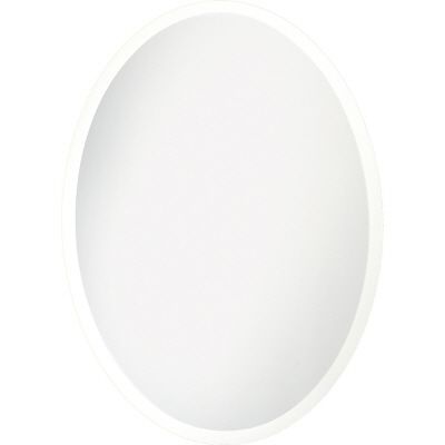 THD 24-inch x 36-inch Beveled Oval Mirror | The Home Depot ...