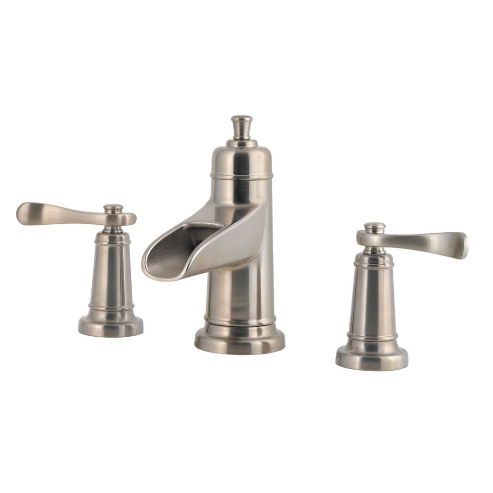 waterfall widespread lever handle bathroom sink faucet