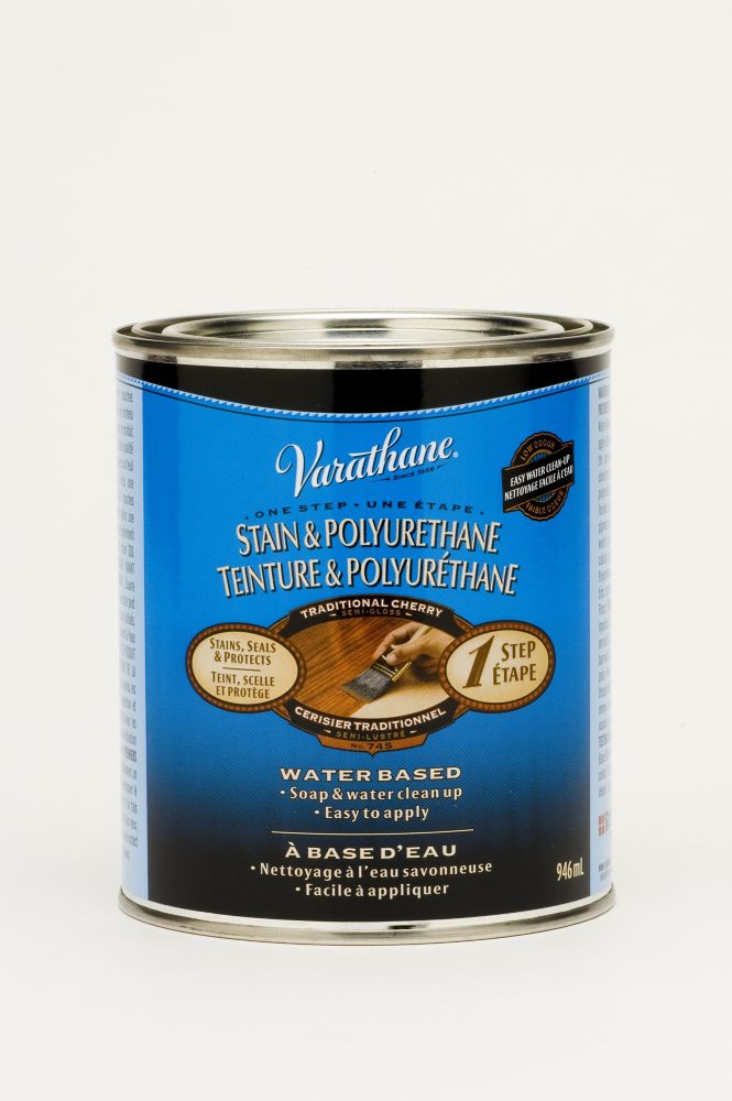Varathane One Step WaterBased Stain & Polyurethane In Traditional