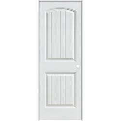 Masonite 30 Inch X 80 Inch Primed Smooth 2 Panel Plank Interior