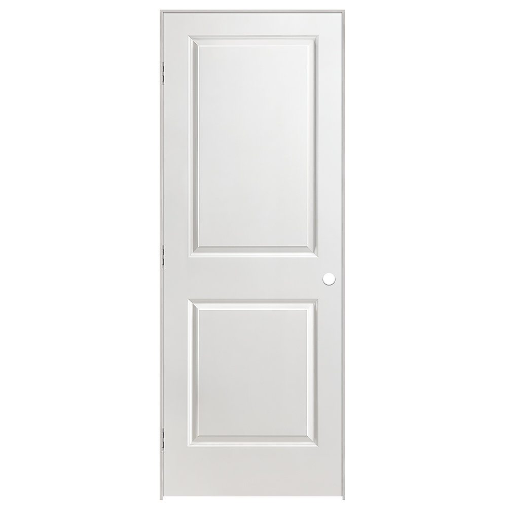 Masonite 24-inch x 80-inch Righthand 2-Panel Smooth Prehung Interior