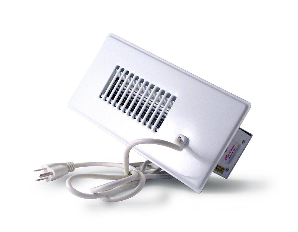 Cyclone Booster Fan Plus In White With Built In Thermostat