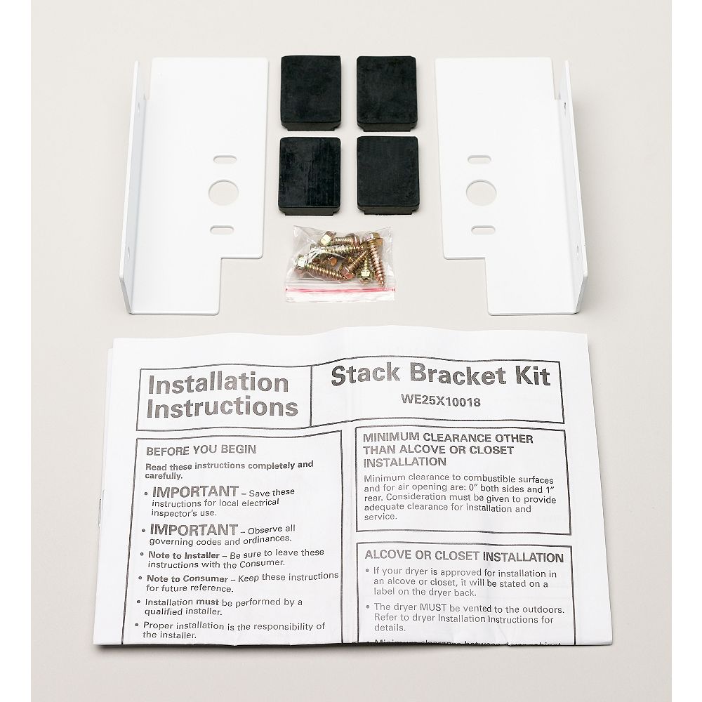 GE Stacking Kit for Front Load Washer and Dryer The Home Depot Canada