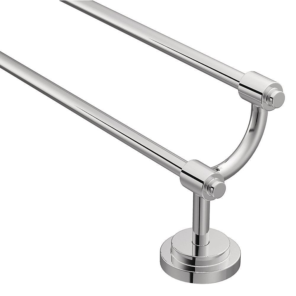 MOEN Iso Chrome 24 Inch Double Towel Bar