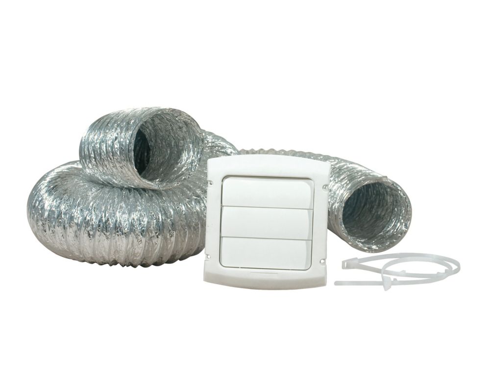 Dundas Jafine Provent Dryer Vent Kit With UL Listed Duct 4 inch The