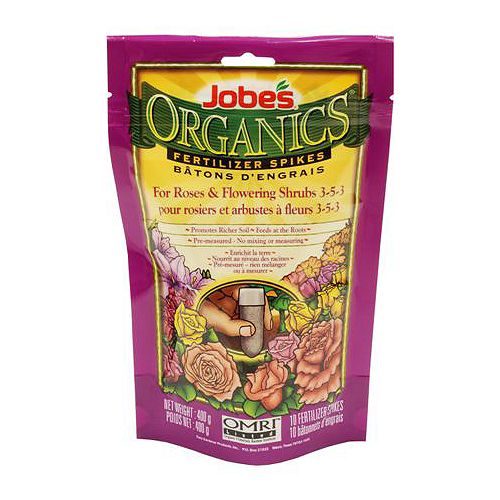 Jobe S Organics Evergreen Fertilizer Spikes 9 Pack The Home Depot Canada