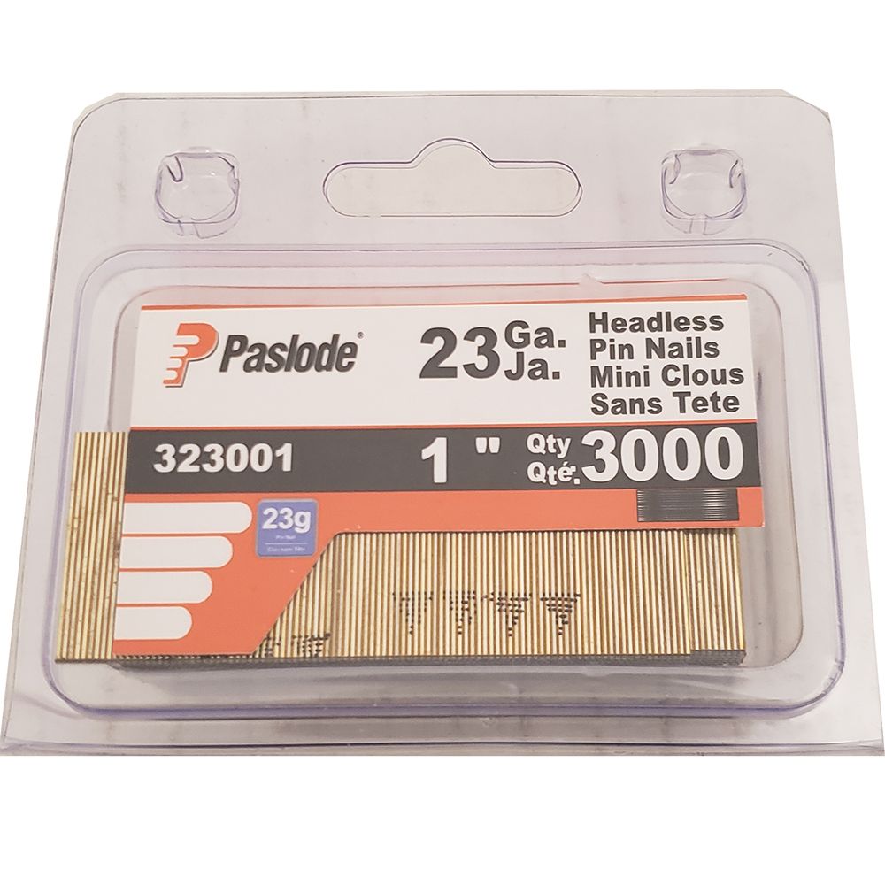 Paslode 23G 1 Inch Headless Pin Nail 3M The Home Depot Canada