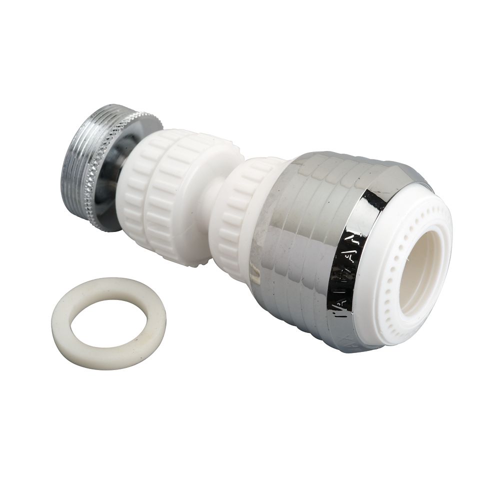 MOEN Double Swivel Aerator 360 White The Home Depot Canada