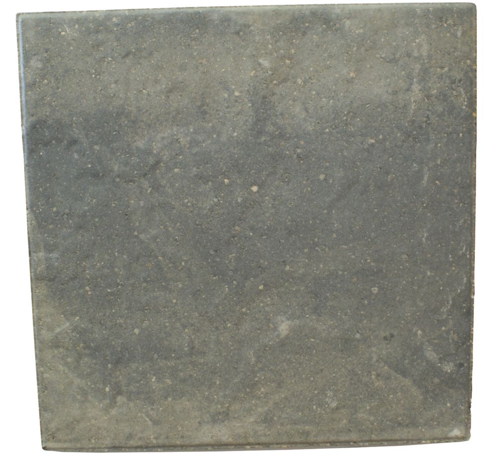 Cindercrete Slab18 inch X18 inch Slate Grey/Charcoal The Home Depot