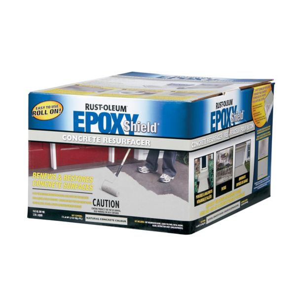 Epoxyshield Epoxy Shield Concrete Resurface Kit The Home Depot Canada
