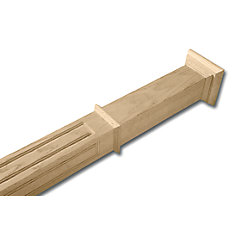Newel Posts The Home Depot Canada Oak Newel Post 2 7 8 In X
